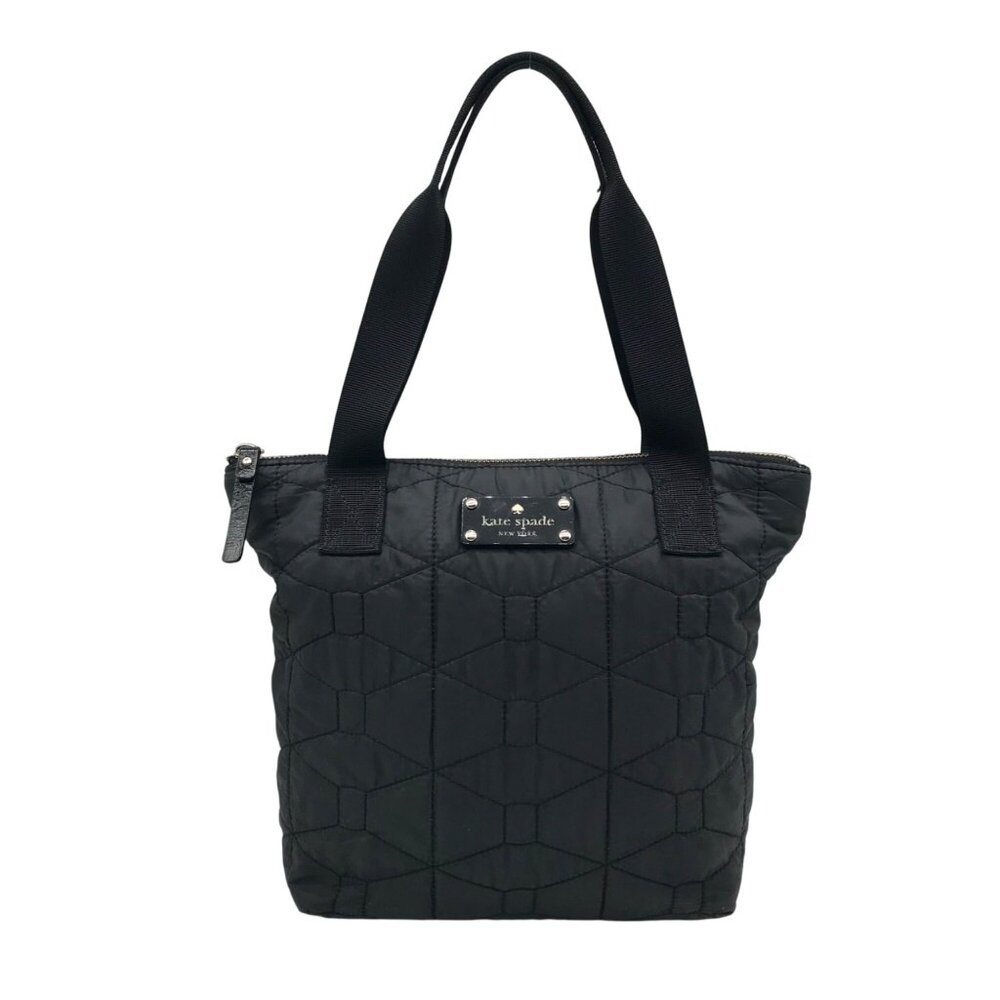 Kate Spade Black Quilted Nylon Tote Bag